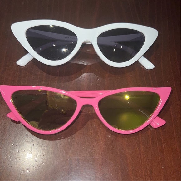 Express Accessories Set 2 Cat Eye Women Sunglasses By Express